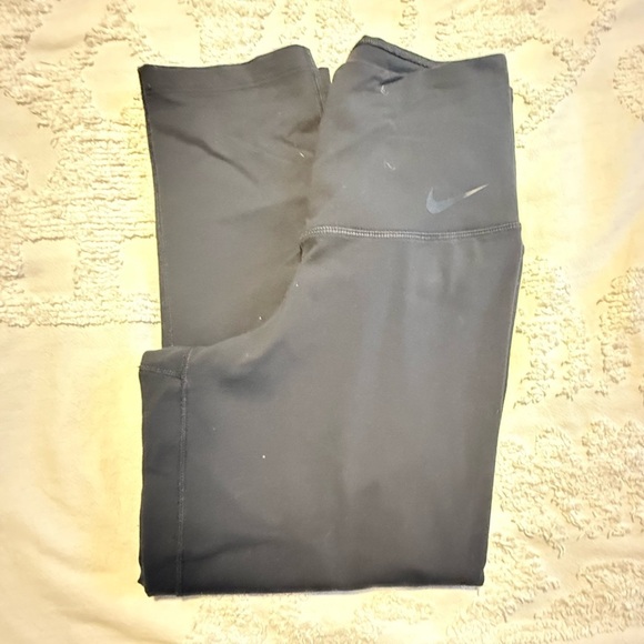Nike Charcoal Active Leggings - Picture 1 of 5